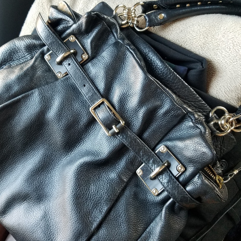 Elliott Lucca Cordoba Belted Leather Tote Bag - Picture 2 of 8